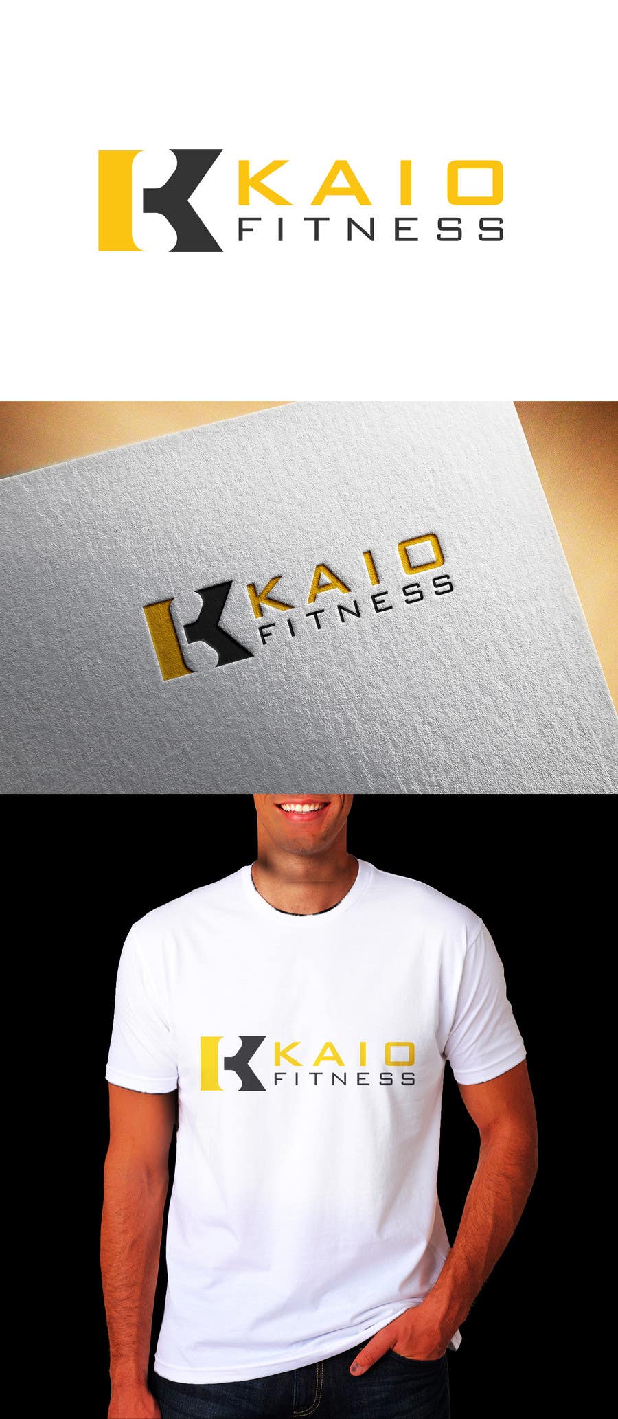 Natečajni vnos #22 za                                                 KAIO Fitness   I need a logo designed. Need Yellow in the logo
                                            
