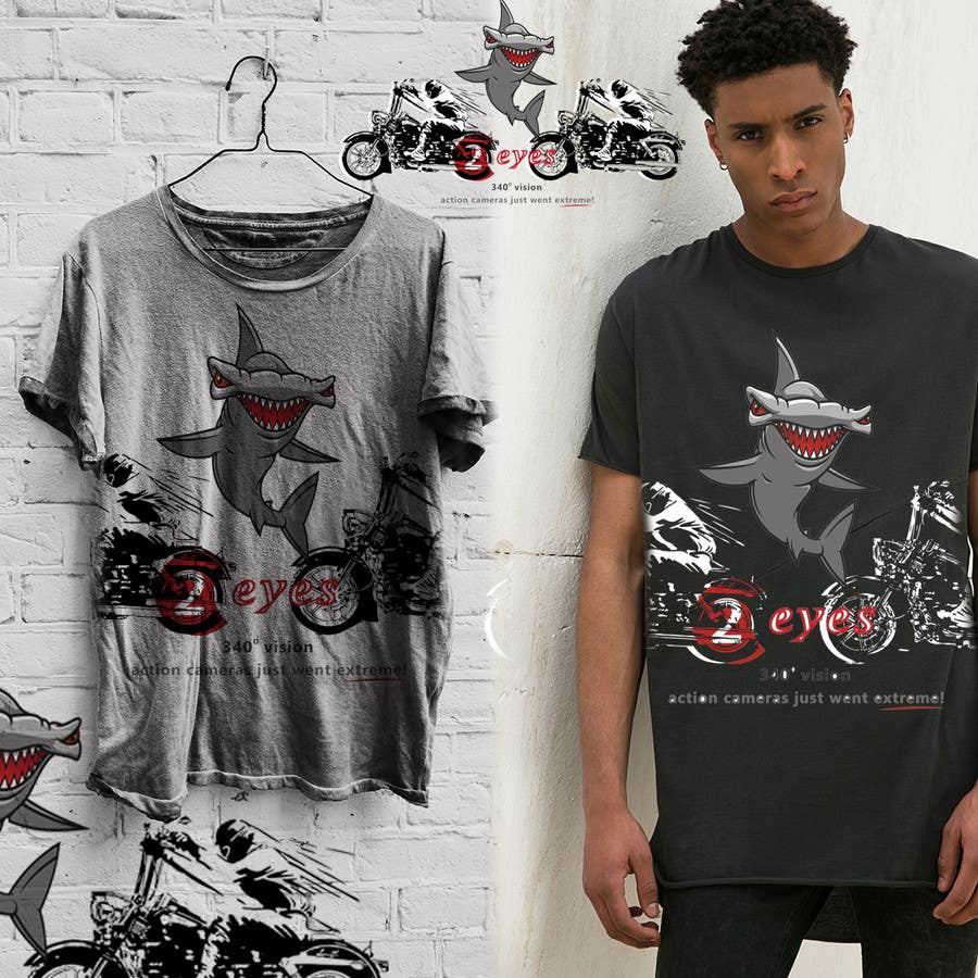 Contest Entry #28 for                                                 Design a T-Shirt for our 2eyes action camera project
                                            