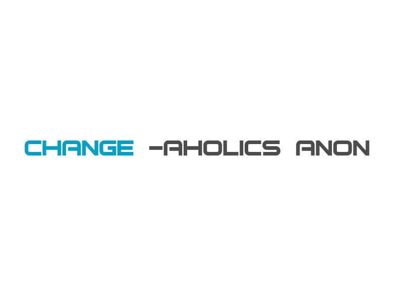 Participación en el concurso Nro.18 para                                                 Change -aholics Anon Logo Design
                                            