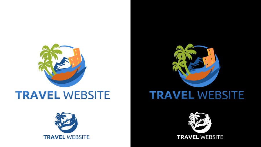 Příspěvek č. 34 do soutěže                                                 I need a logo for a travel website
                                            