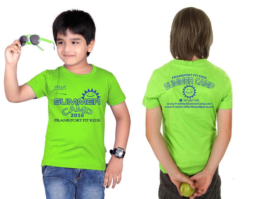 Kilpailutyö #60 kilpailussa                                                 Kids Summer Camp T shirt design
                                            