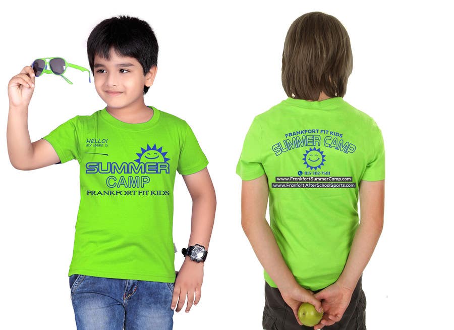 Příspěvek č. 61 do soutěže                                                 Kids Summer Camp T shirt design
                                            
