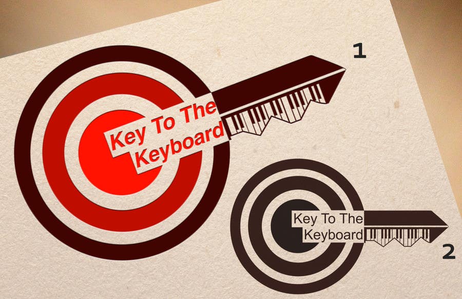 ผลงานการประกวด #33 สำหรับ                                                 DESIGN MY LOGO - "KEY TO THE KEYBOARD" - Online Piano Lessons
                                            