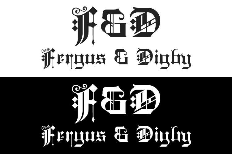 Penyertaan Peraduan #45 untuk                                                 Design a Logo for Fergus & Digby
                                            