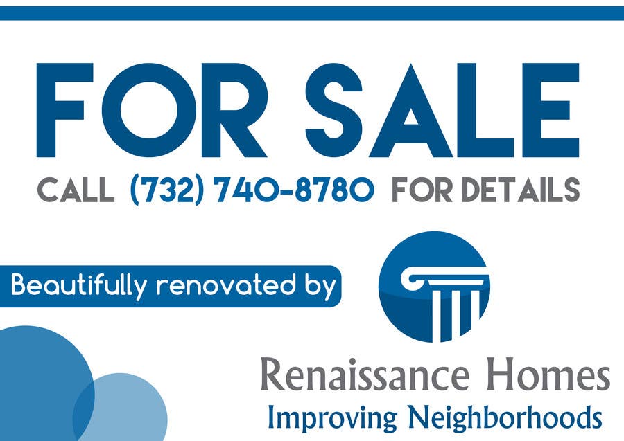 Contest Entry #32 for                                                 Design a FOR SALE yard sign for selling houses
                                            