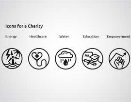 #45 para Design 5 icons for a charity por Nikypeanut