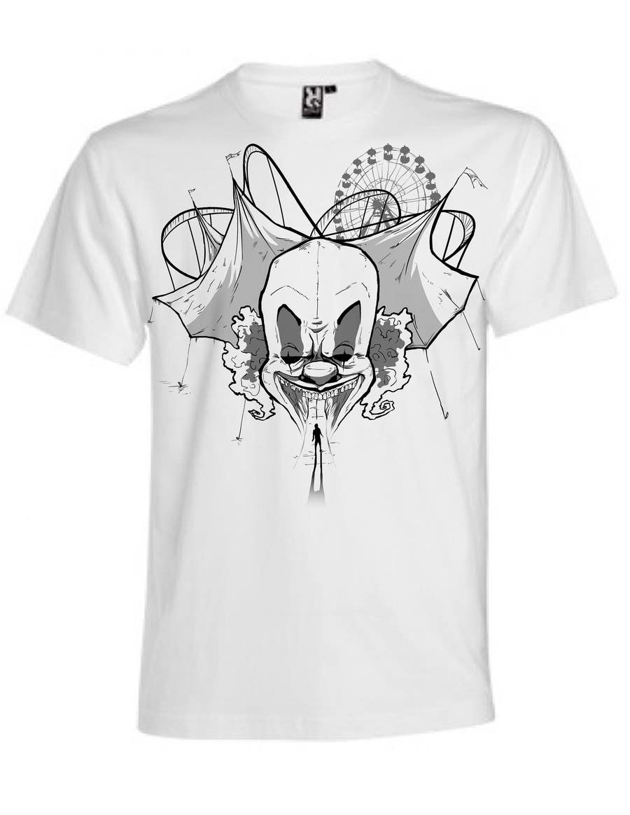 Kilpailutyö #12 kilpailussa                                                 Design a t-shirt with a clown illustration - cartoon
                                            