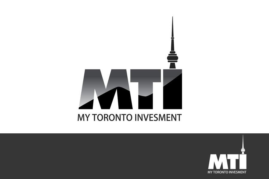 Penyertaan Peraduan #477 untuk                                                 Logo Design for My Toronto Investment
                                            