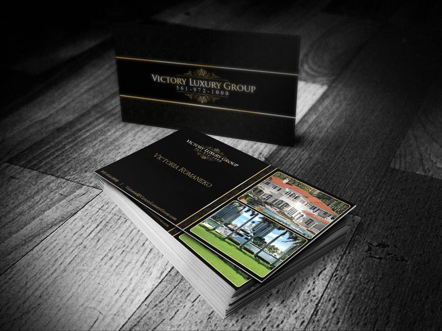 Конкурсна заявка №11 для                                                 Design some Business Cards for Victory Luxury Group
                                            