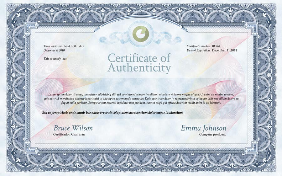 Penyertaan Peraduan #20 untuk                                                 Design a certificate
                                            