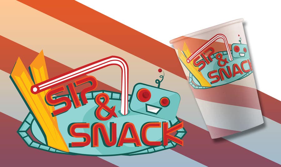 Contest Entry #10 for                                                 Sip & Snack (french fries business logo)
                                            