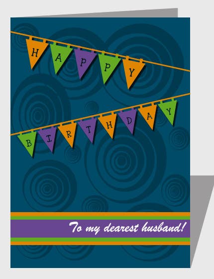 Penyertaan Peraduan #10 untuk                                                 Design some Stationery for Adult Birthday card
                                            
