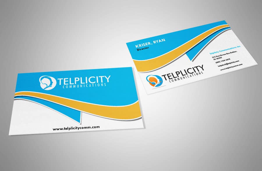 Proposition n°44 du concours                                                 Design some Business Cards for Telplicity Communications, Inc.
                                            