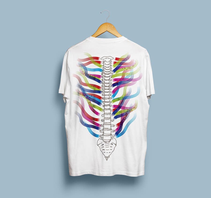 Contest Entry #64 for                                                 Tshirt Design Spine and Nervous System
                                            