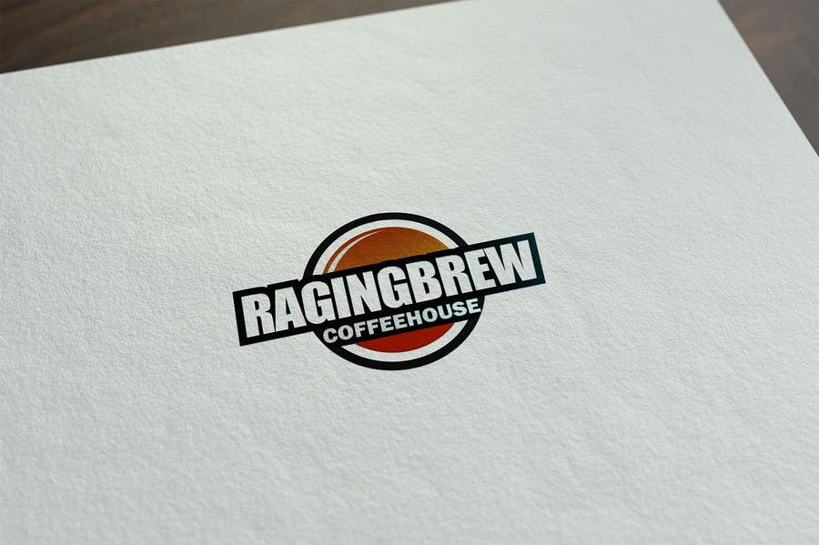Entri Kontes #491 untuk                                                Design a Logo for Raging Brew Coffeehouse
                                            