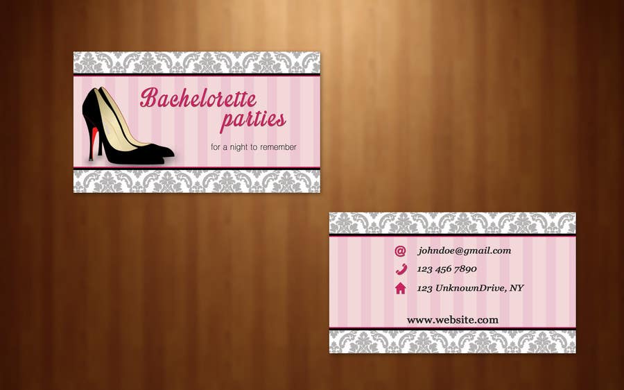 Proposition n°34 du concours                                                 Design some Business Cards for my business running bachelorette parties
                                            