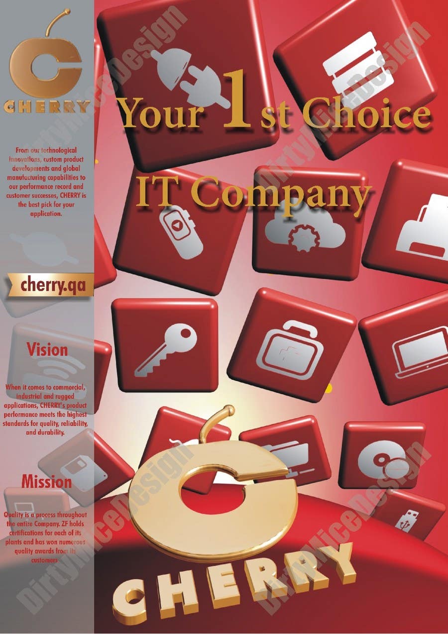 Intrarea #26 pentru concursul „                                                Brochure Design for Cherry Computers Co. W.L.L.
                                            ”