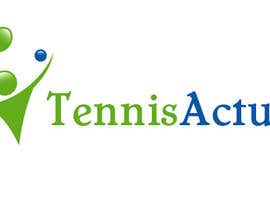 #19 untuk Make a logo for TennisActu a new rebranding website about tennis oleh titif67
