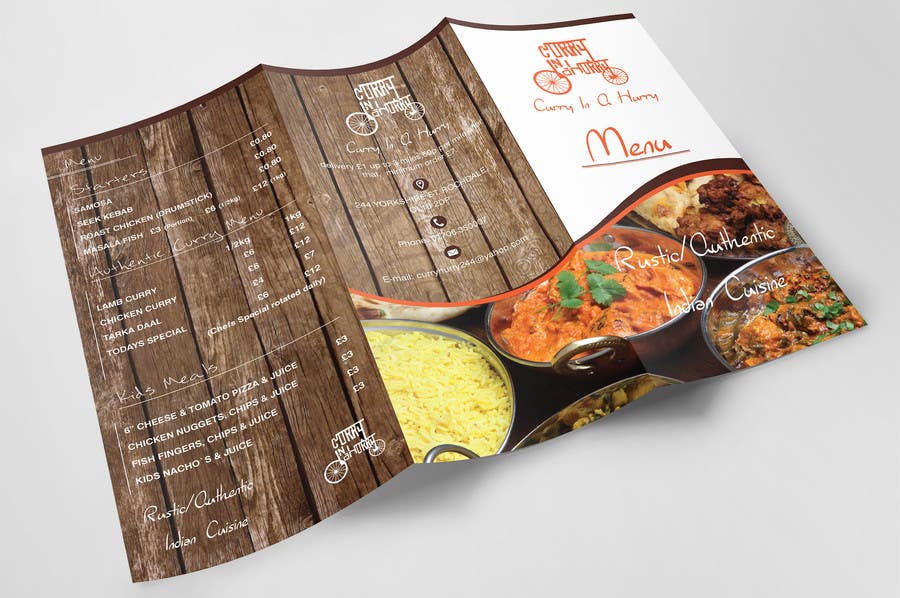 
                                                                                                                        Penyertaan Peraduan #                                            16
                                         untuk                                             Design a Brochure(A4 FOLDED)  FOR Curry Hurry
                                        