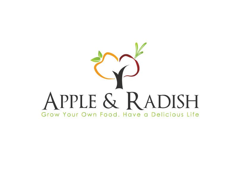 Penyertaan Peraduan #53 untuk                                                 Design a Logo for "Apple & Radish". Need urgently
                                            
