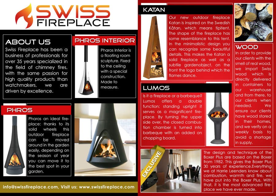 Contest Entry #15 for                                                 Design a Flyer for my company selling fireplaces
                                            