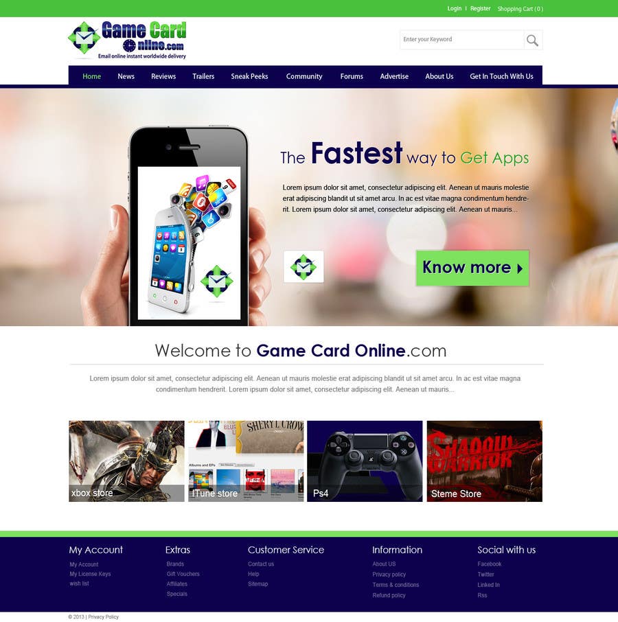 Kilpailutyö #5 kilpailussa                                                 Design a Website Mockup for ecommerce site
                                            