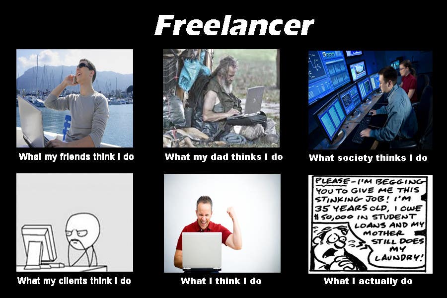 Contest Entry #6 for                                                 Graphic Design for What a Freelancer does!
                                            