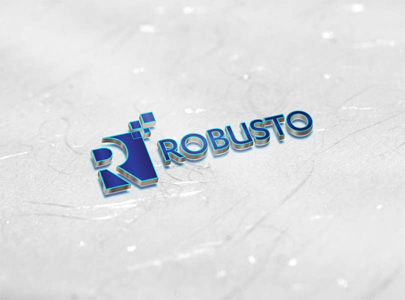 Kilpailutyö #3 kilpailussa                                                 ROBUSTO logo design and metalic paint label design
                                            