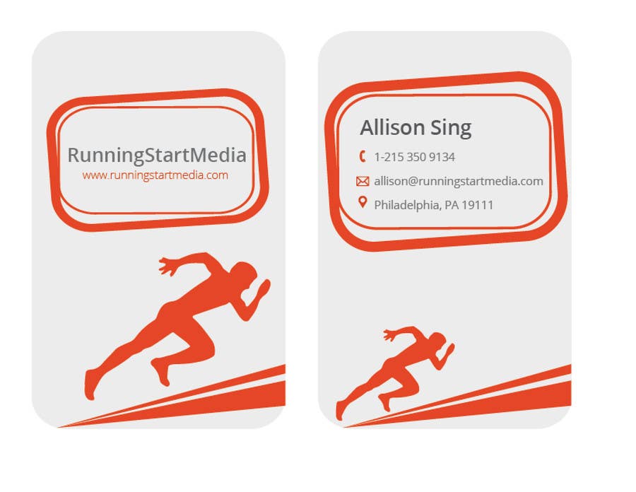 Participación en el concurso Nro.58 para                                                 Design some Business Cards for RunningStartMedia
                                            
