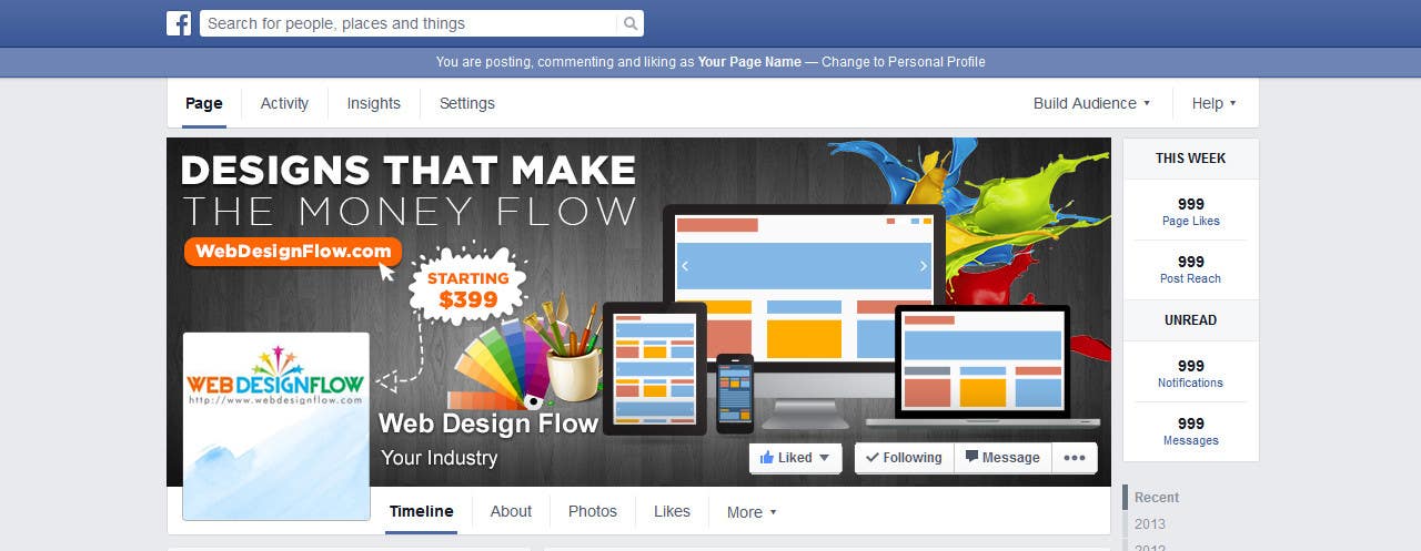 Kilpailutyö #45 kilpailussa                                                 Design A Facebook Cover Photo / Profile Picture
                                            