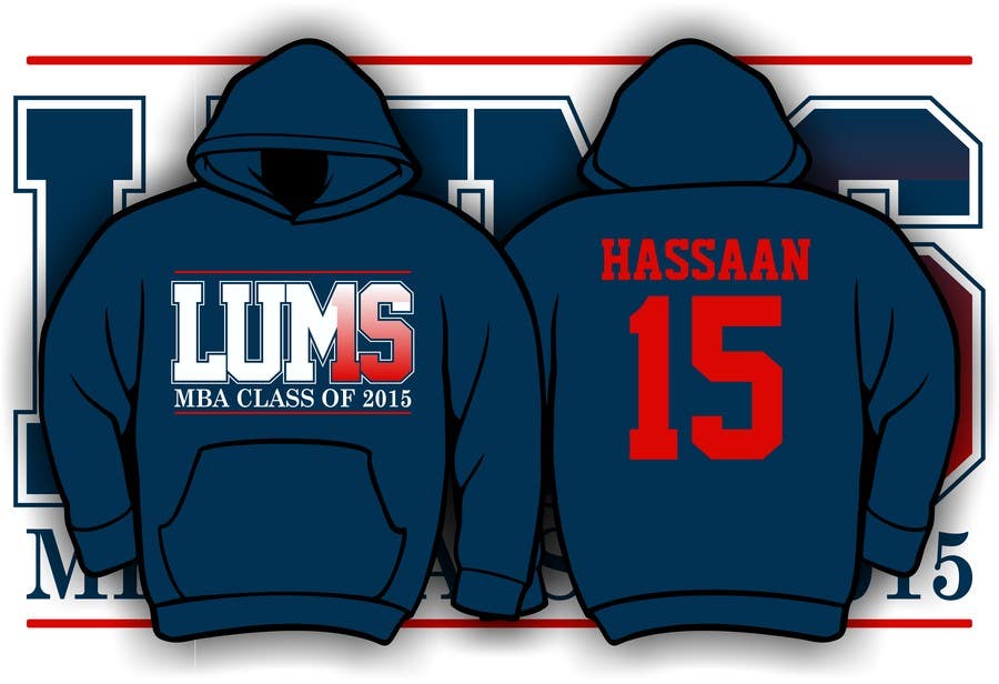 Proposition n°28 du concours                                                 Design a Hoodie for MBA Class of 2015
                                            