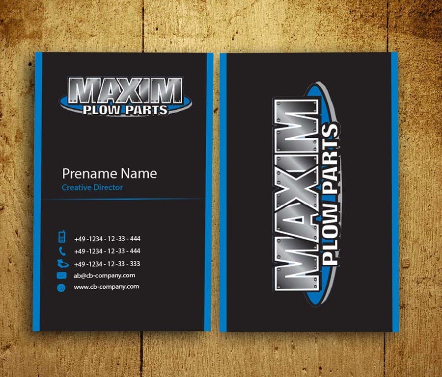 Proposition n°24 du concours                                                 Design a Business Card for our 3 Different Businesses
                                            