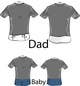 Imej kecil Penyertaan Peraduan #130 untuk                                                     T-shirt Design for Razors and Diapers
                                                