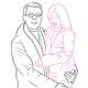 Contest Entry #4 thumbnail for                                                     15 drawings to show dad getting older and girl growing up
                                                