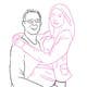 Contest Entry #4 thumbnail for                                                     15 drawings to show dad getting older and girl growing up
                                                