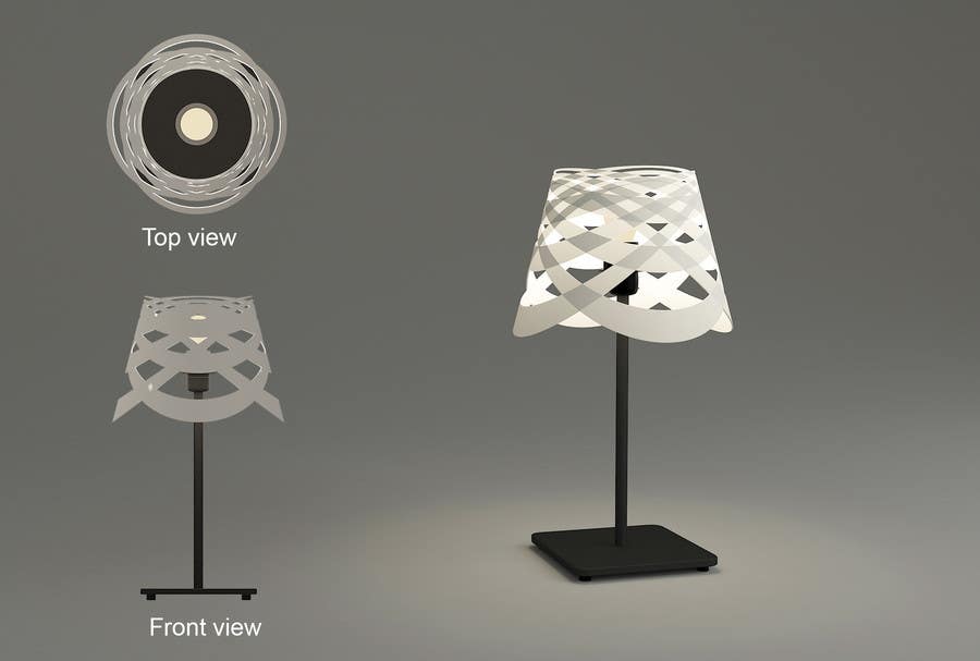 Kilpailutyö #98 kilpailussa                                                 Q.Qute 3D Print Lamp Shade Design Contest 2016 Summer
                                            