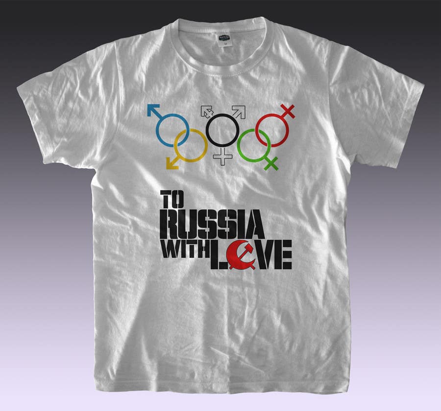 Proposition n°9 du concours                                                 Design a T-Shirt for Gay Participation in the Olympic Games
                                            