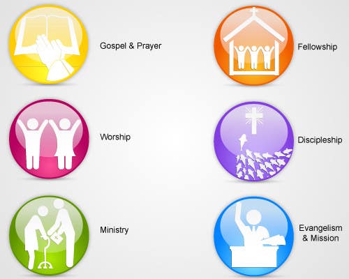 Intrarea #46 pentru concursul „                                                Eye-catching graphic logo + 5 clear icons for our church group
                                            ”