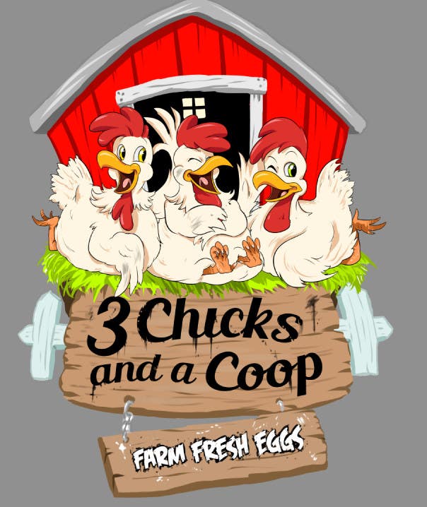 Proposition n°114 du concours                                                 NEED SPUNKY CARTOON-LIKE CHICKENS FOR LOGO DESIGN
                                            