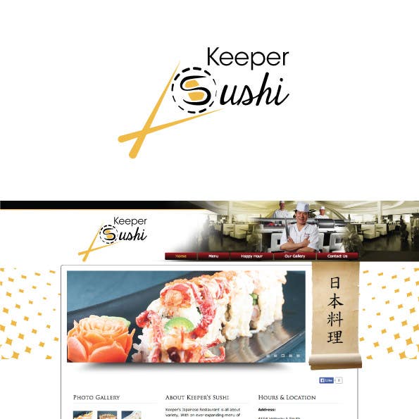 Penyertaan Peraduan #170 untuk                                                 Design a Logo for Japanese Restaurant
                                            