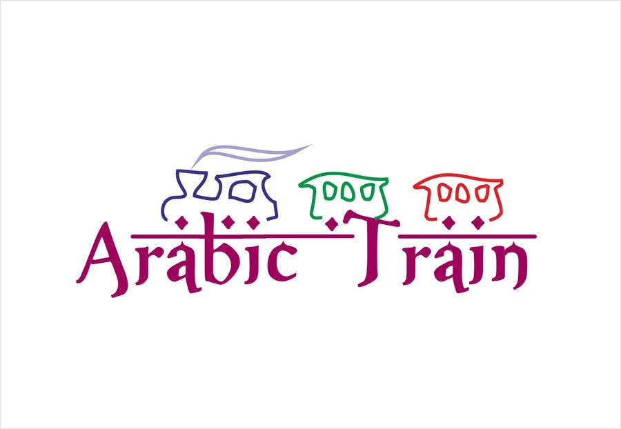 Penyertaan Peraduan #62 untuk                                                 Design a logo for an online website teaching Arabic  'Arabic Train'
                                            