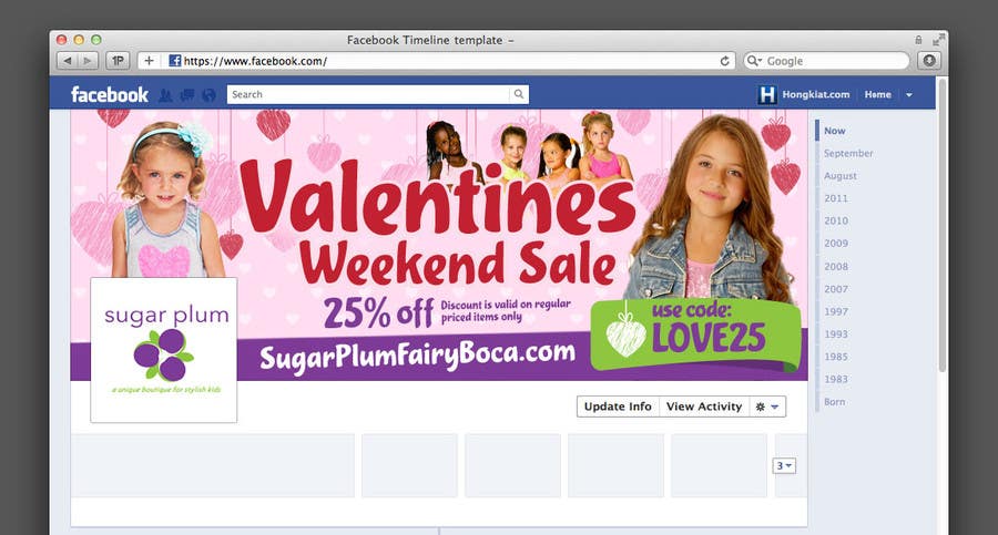 Proposition n°24 du concours                                                 I need some Graphic Design for Upscale Kids Clothing Store Valentines Sale
                                            