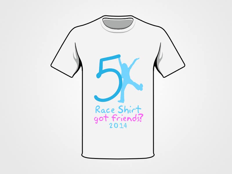Proposition n°15 du concours                                                 2014 Lillie's Friends "Got Friends?" 5K Race Shirt Design
                                            