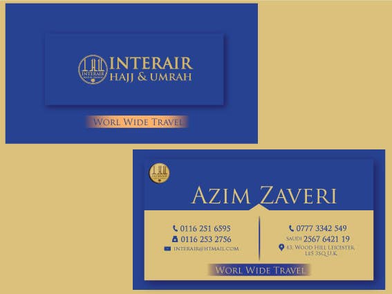 Penyertaan Peraduan #12 untuk                                                 Design some Business Cards for Interair Travel
                                            