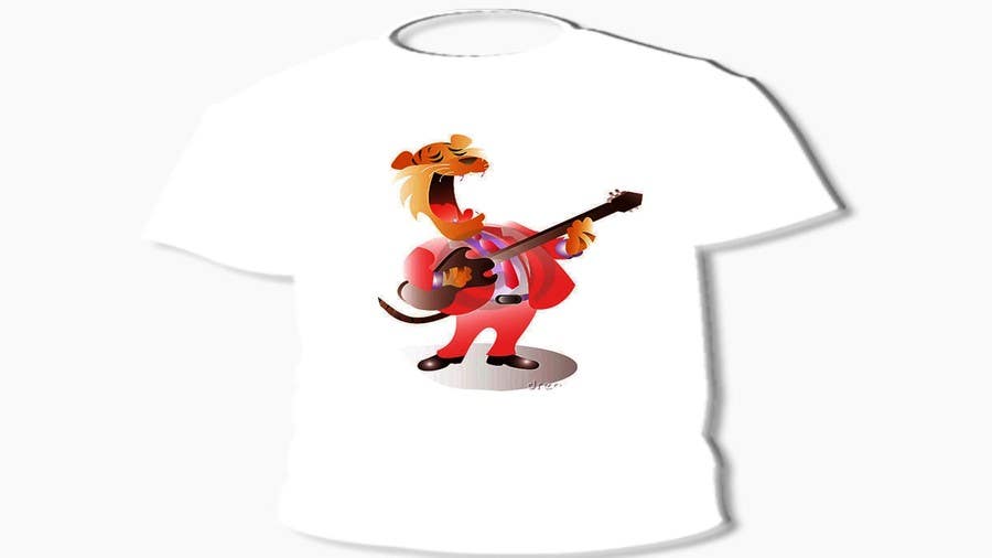 Penyertaan Peraduan #22 untuk                                                 Design a T-Shirt for Rockband
                                            