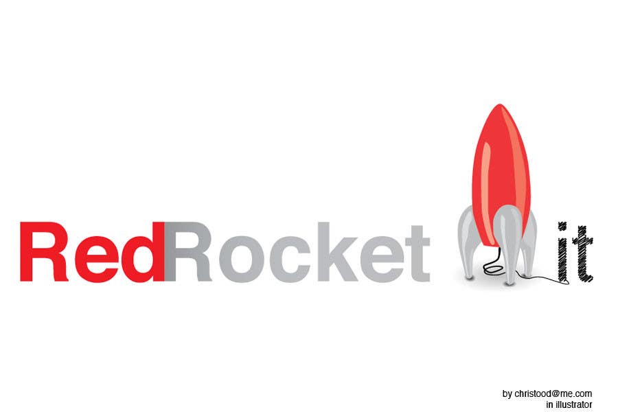 Kandidatura #69për                                                 Logo Design for red rocket IT
                                            