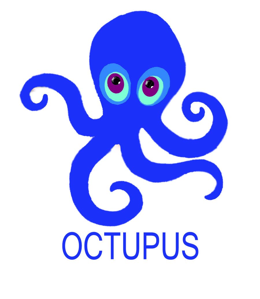 Kilpailutyö #200 kilpailussa                                                 Design a Logo of a cartoon octopus
                                            