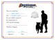 Imej kecil Penyertaan Peraduan #62 untuk                                                     Design a Certificate of Completion For Dog Training Business
                                                
