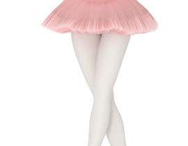 #7 for Illustrate a realistic ballet dancer costume and legs for printing af marinmarais