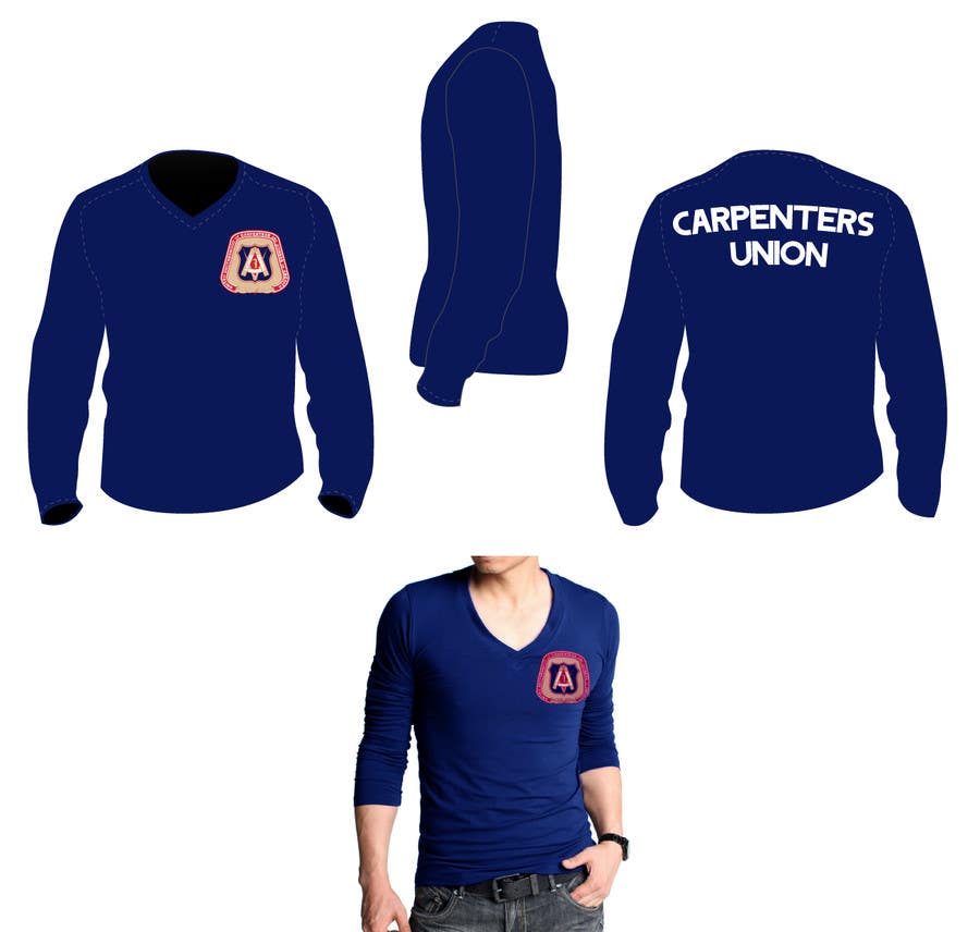 Contest Entry #1 for                                                 Design a T-Shirt for Carpenters Union
                                            